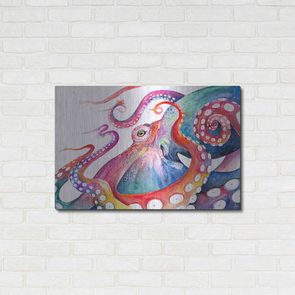 Luxe Metal Art 'Augustus' by Marc Allante, Metal Wall Art,36x24