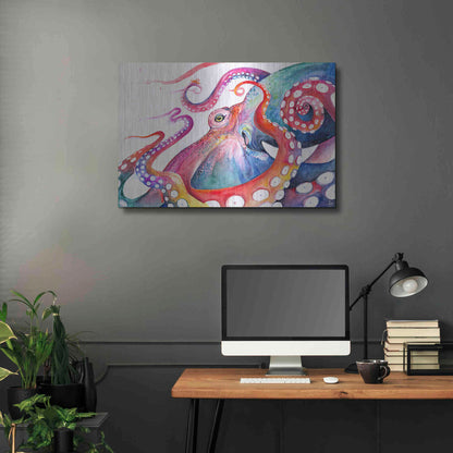 Luxe Metal Art 'Augustus' by Marc Allante, Metal Wall Art,36x24