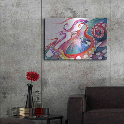 Luxe Metal Art 'Augustus' by Marc Allante, Metal Wall Art,36x24