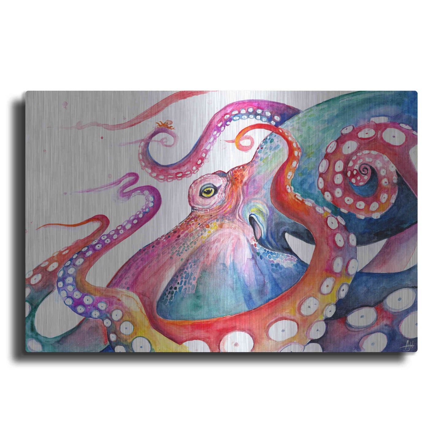 Luxe Metal Art 'Augustus' by Marc Allante, Metal Wall Art