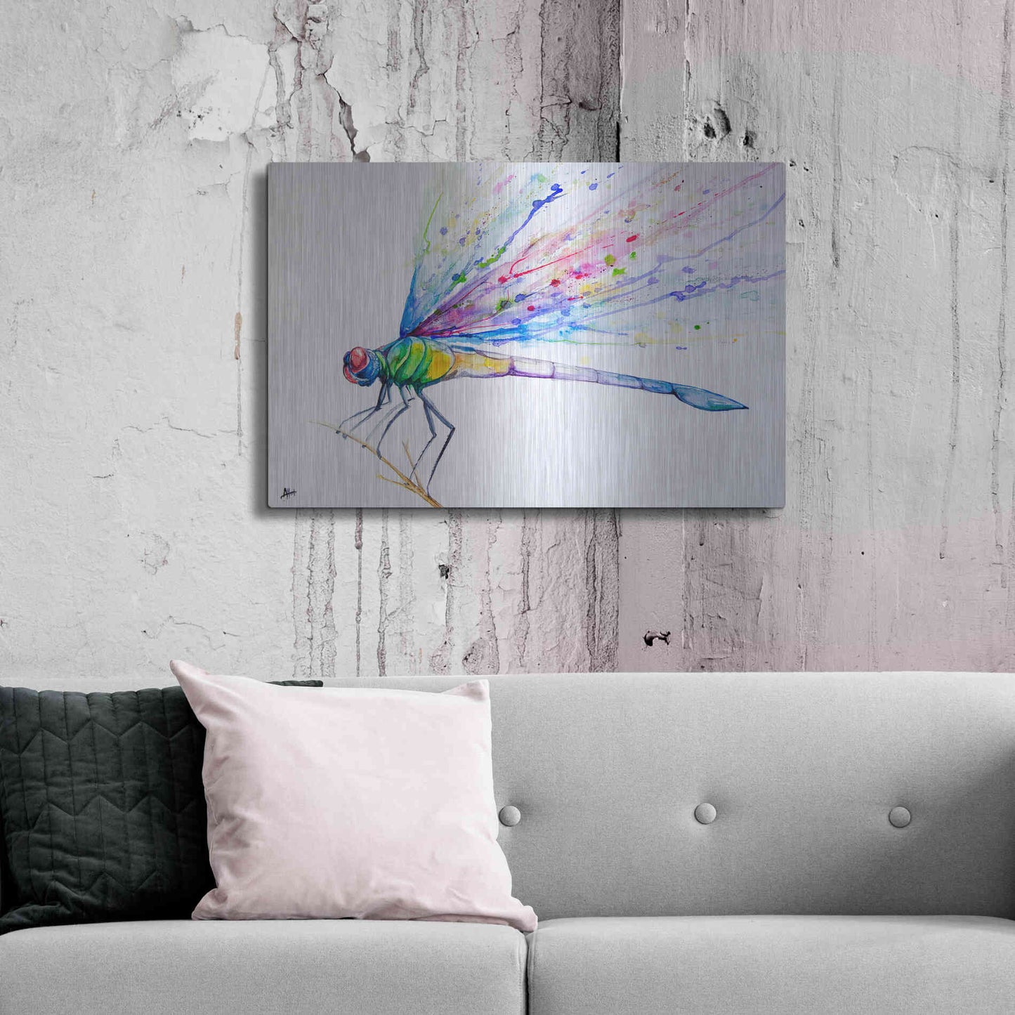 Luxe Metal Art 'Volant' by Marc Allante, Metal Wall Art,36x24