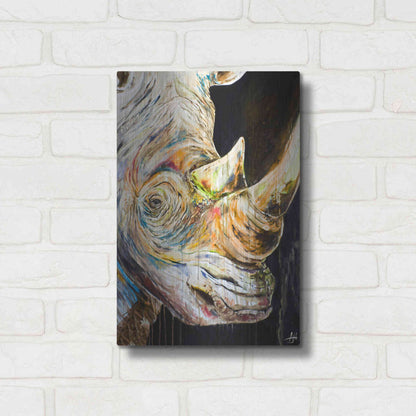 Luxe Metal Art 'Unicorn' by Marc Allante, Metal Wall Art,12x16