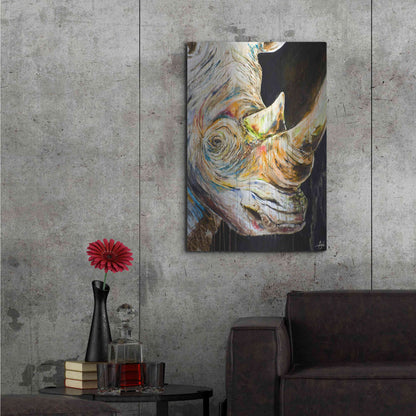 Luxe Metal Art 'Unicorn' by Marc Allante, Metal Wall Art,24x36