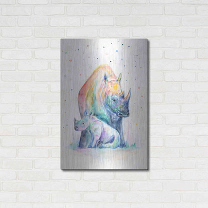 Luxe Metal Art 'Shelter' by Marc Allante, Metal Wall Art,24x36