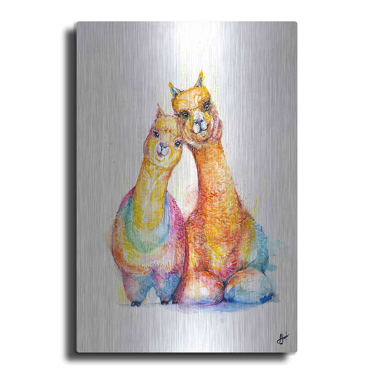 Luxe Metal Art 'Packa'Alpaca' by Marc Allante, Metal Wall Art