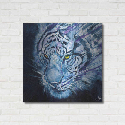 Luxe Metal Art 'Nightstalker' by Marc Allante, Metal Wall Art,36x36