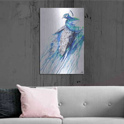 Luxe Metal Art 'Narcissus' by Marc Allante, Metal Wall Art,24x36