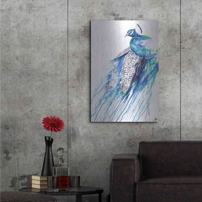 Luxe Metal Art 'Narcissus' by Marc Allante, Metal Wall Art,24x36