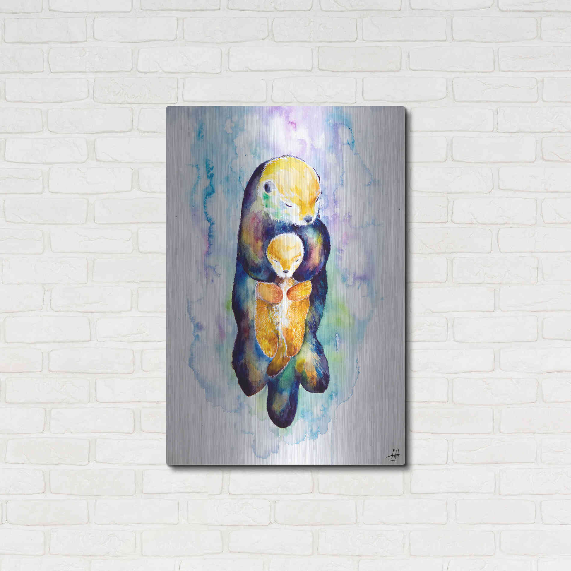 Luxe Metal Art 'Dream On' by Marc Allante, Metal Wall Art,24x36