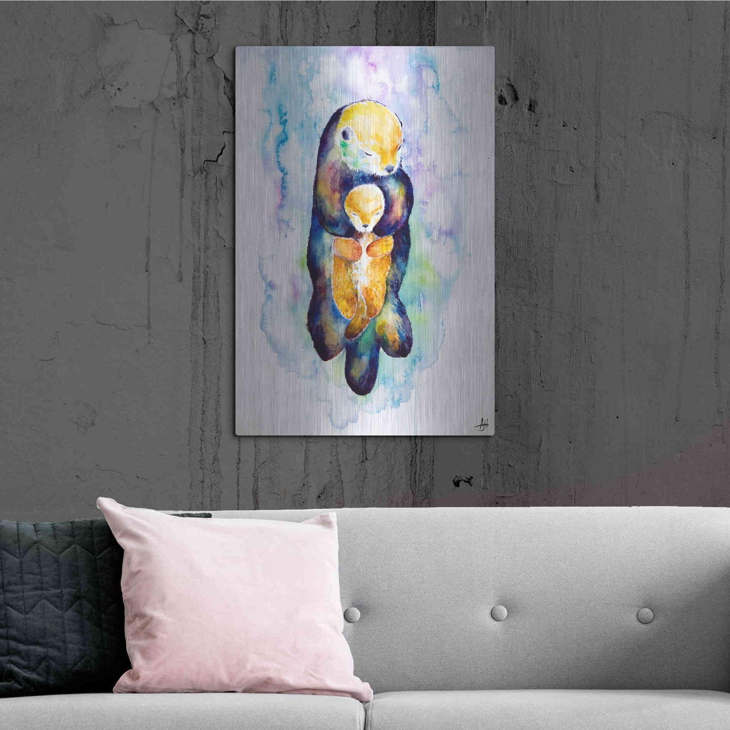 Luxe Metal Art 'Dream On' by Marc Allante, Metal Wall Art,24x36