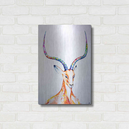 Luxe Metal Art 'Citadel' by Marc Allante, Metal Wall Art,16x24