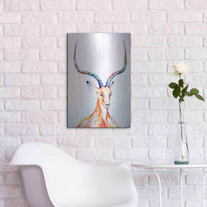 Luxe Metal Art 'Citadel' by Marc Allante, Metal Wall Art,16x24