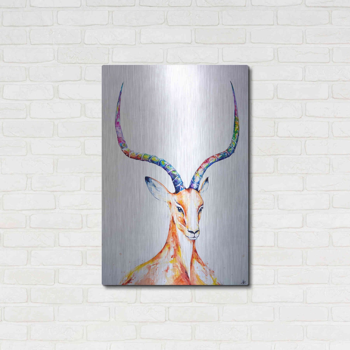 Luxe Metal Art 'Citadel' by Marc Allante, Metal Wall Art,24x36