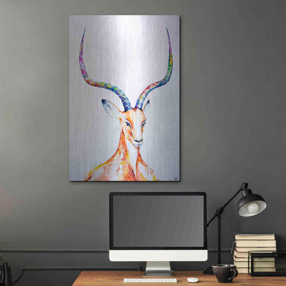 Luxe Metal Art 'Citadel' by Marc Allante, Metal Wall Art,24x36