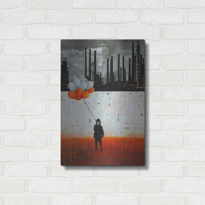 Luxe Metal Art 'Life Me Up II' by DB Waterman, Metal Wall Art,16x24