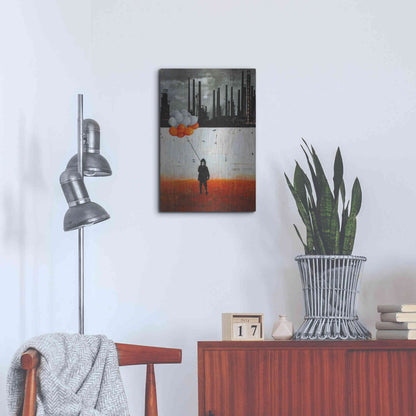 Luxe Metal Art 'Life Me Up II' by DB Waterman, Metal Wall Art,16x24