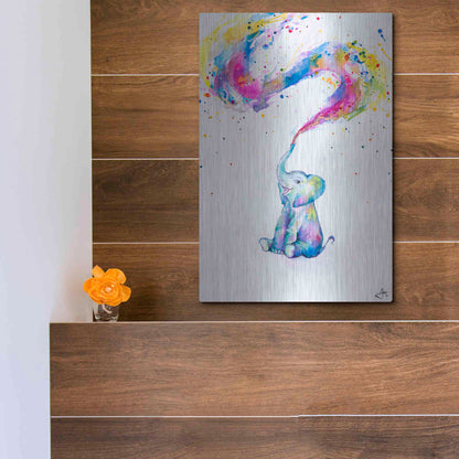 Luxe Metal Art 'Spring' by Marc Allante, Metal Wall Art,12x16