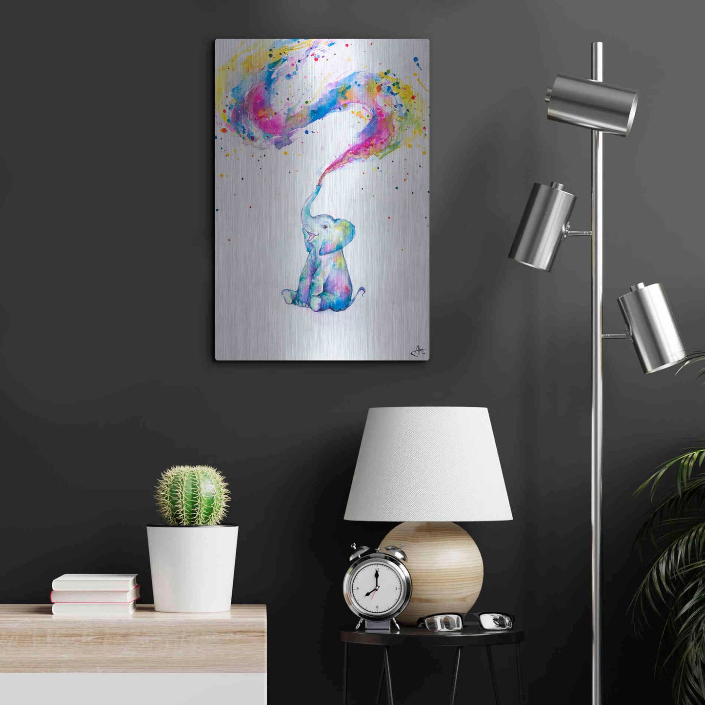 Luxe Metal Art 'Spring' by Marc Allante, Metal Wall Art,16x24