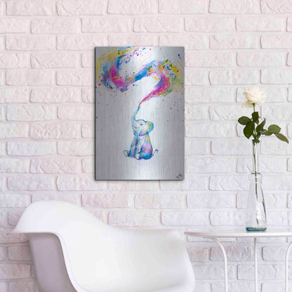 Luxe Metal Art 'Spring' by Marc Allante, Metal Wall Art,16x24