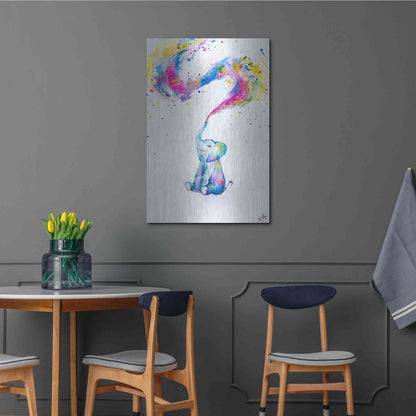 Luxe Metal Art 'Spring' by Marc Allante, Metal Wall Art,24x36