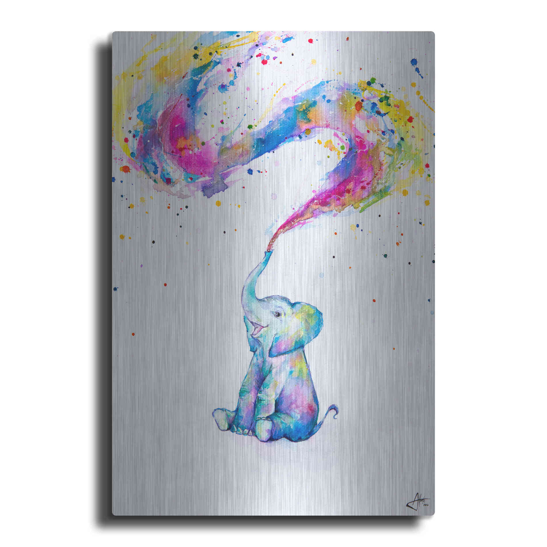 Luxe Metal Art 'Spring' by Marc Allante, Metal Wall Art