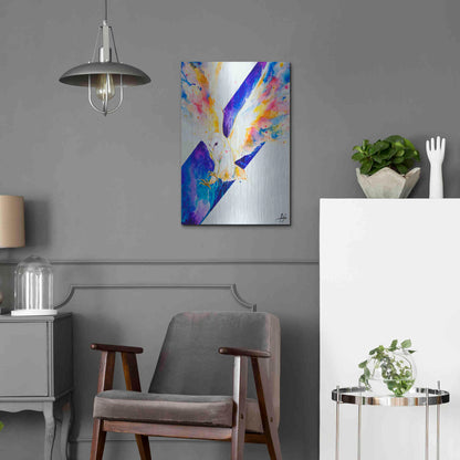 Luxe Metal Art 'Hector' by Marc Allante, Metal Wall Art,16x24