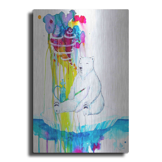 Luxe Metal Art 'Mint' by Marc Allante, Metal Wall Art