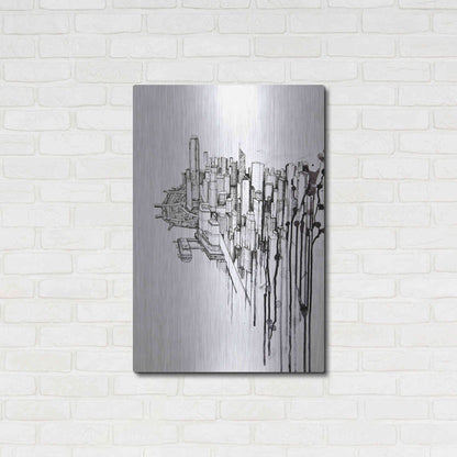 Luxe Metal Art 'Reclaimed' by Marc Allante, Metal Wall Art,24x36