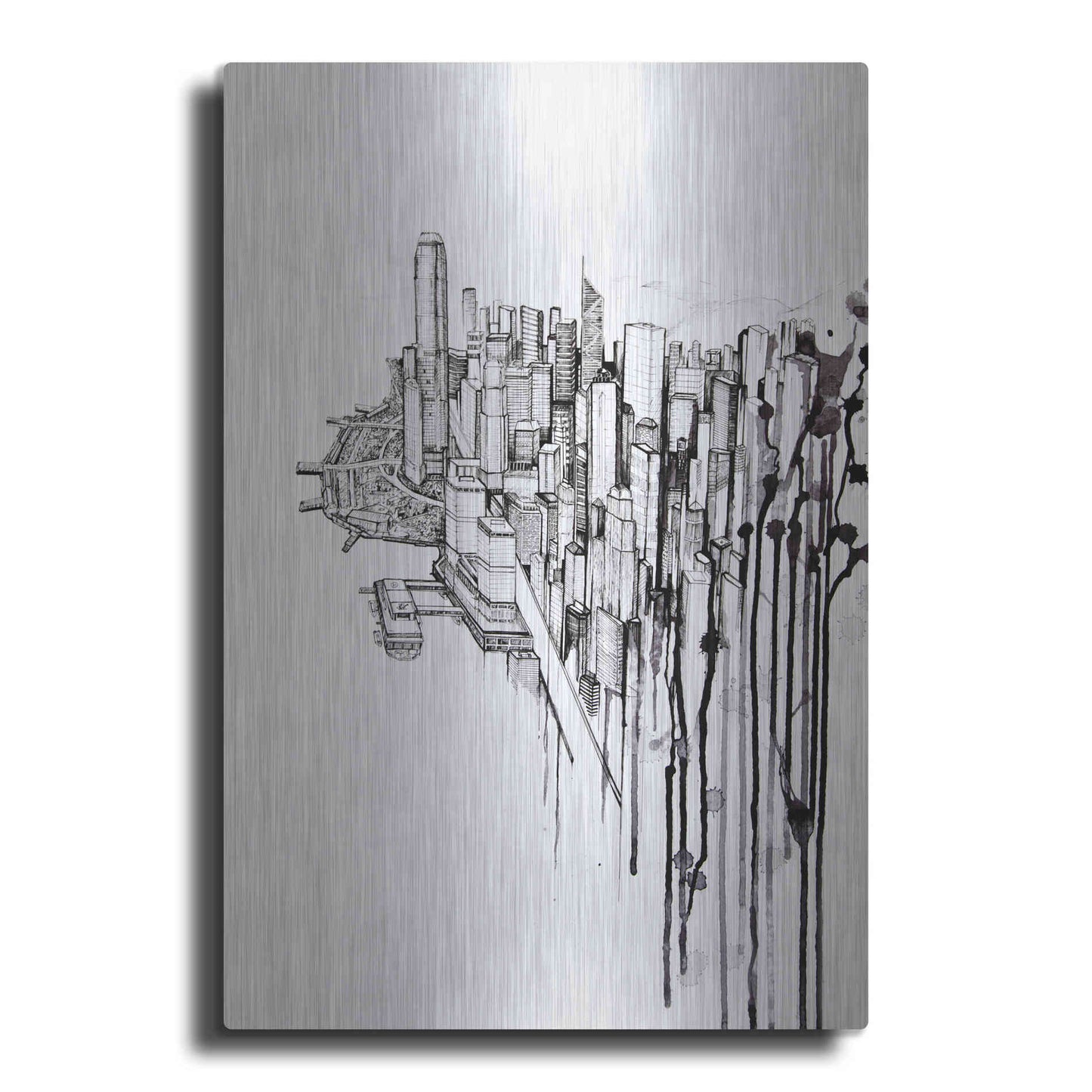 Luxe Metal Art 'Reclaimed' by Marc Allante, Metal Wall Art