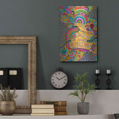Luxe Metal Art 'Lost in the Right Direction' by Hello Angel, Metal Wall Art,12x16