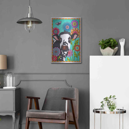 Luxe Metal Art 'Dairy Queen' by Hello Angel, Metal Wall Art,16x24