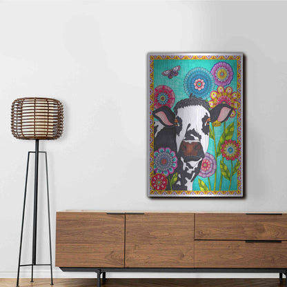 Luxe Metal Art 'Dairy Queen' by Hello Angel, Metal Wall Art,24x36