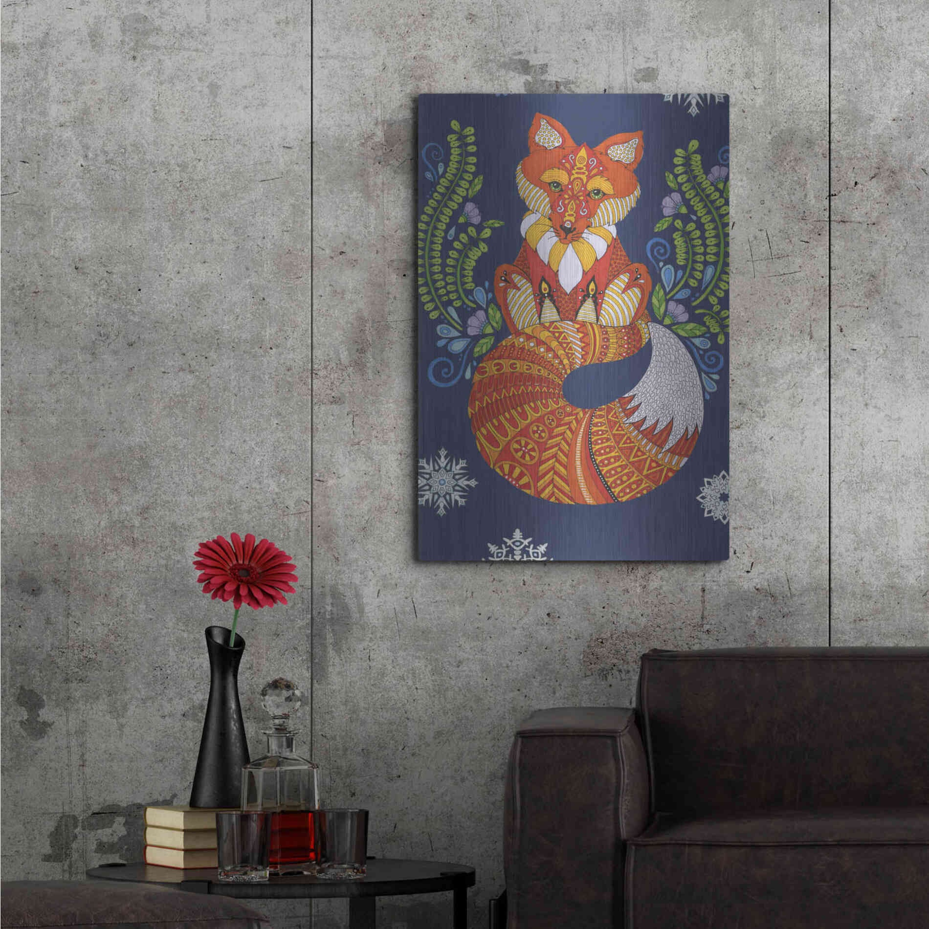 Luxe Metal Art 'Arctic Wonderland 14' by Hello Angel, Metal Wall Art,24x36