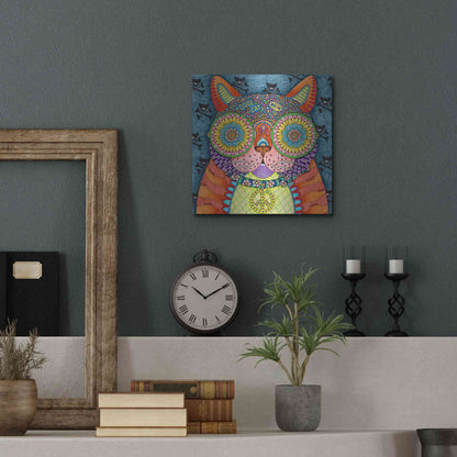 Luxe Metal Art 'Irresistible Animals 8 ' by Hello Angel, Metal Wall Art,12x12