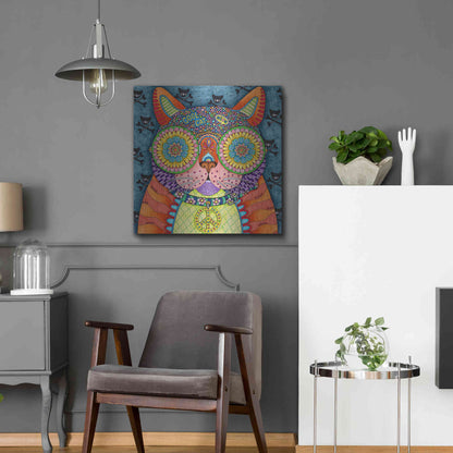 Luxe Metal Art 'Irresistible Animals 8 ' by Hello Angel, Metal Wall Art,24x24