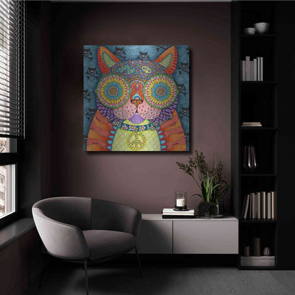 Luxe Metal Art 'Irresistible Animals 8 ' by Hello Angel, Metal Wall Art,36x36