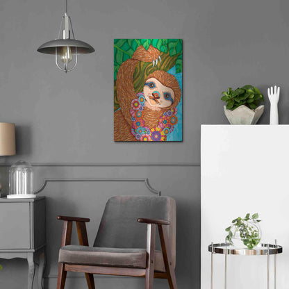 Luxe Metal Art 'Tropical Paradise 16 ' by Hello Angel, Metal Wall Art,16x24