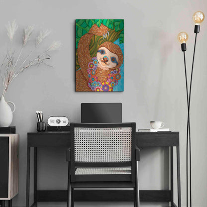 Luxe Metal Art 'Tropical Paradise 16 ' by Hello Angel, Metal Wall Art,16x24