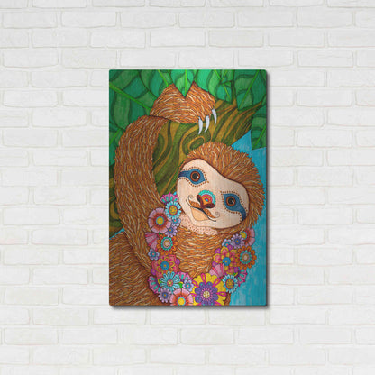 Luxe Metal Art 'Tropical Paradise 16 ' by Hello Angel, Metal Wall Art,24x36
