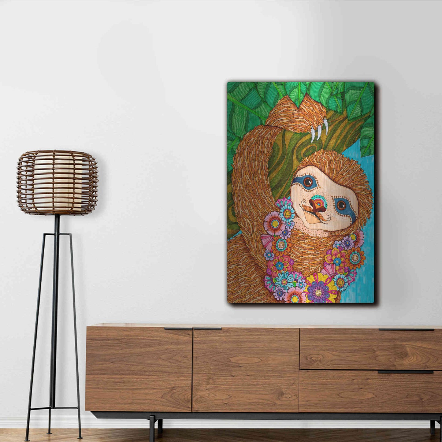 Luxe Metal Art 'Tropical Paradise 16 ' by Hello Angel, Metal Wall Art,24x36
