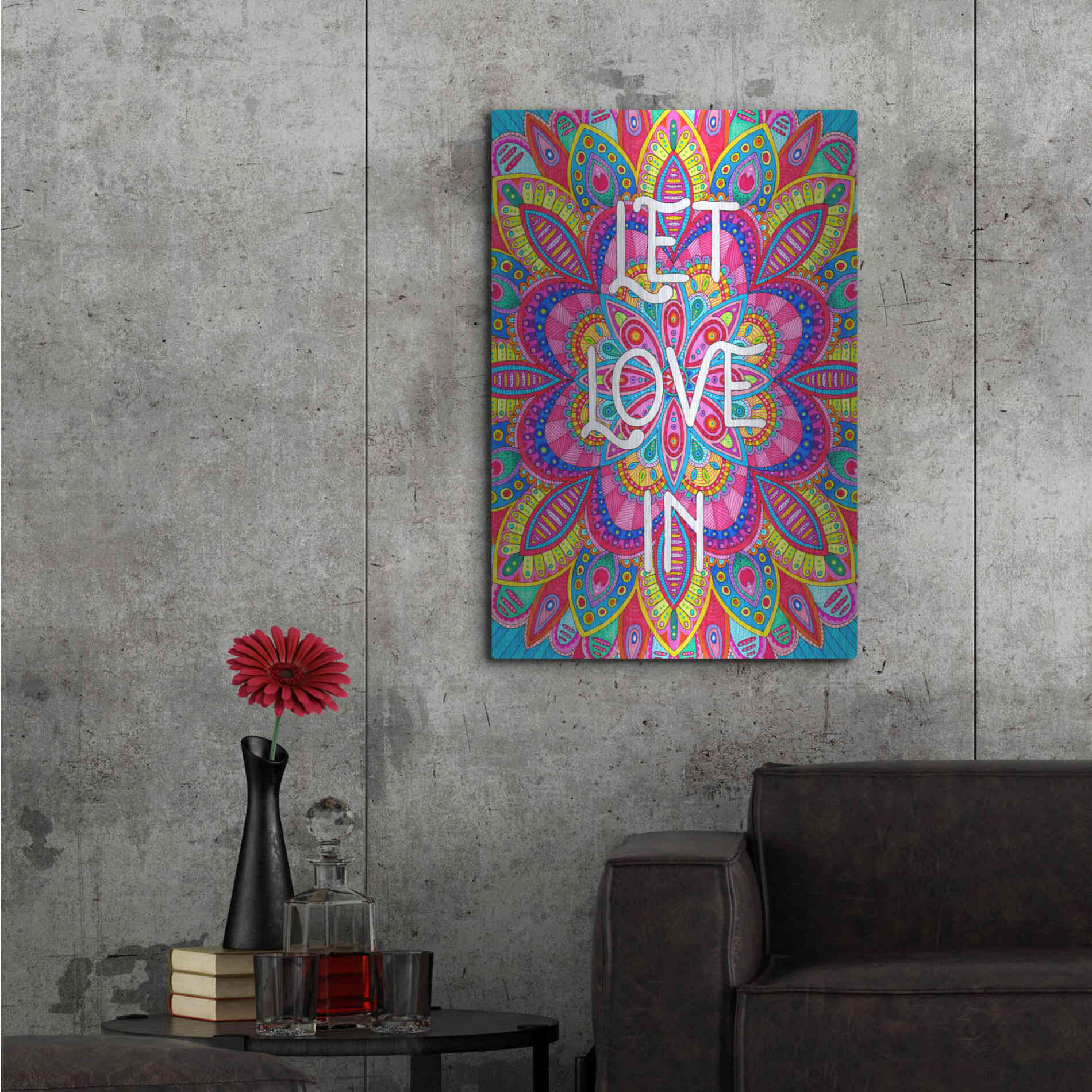 Luxe Metal Art 'Inspirational Quotes 20' by Hello Angel, Metal Wall Art,24x36