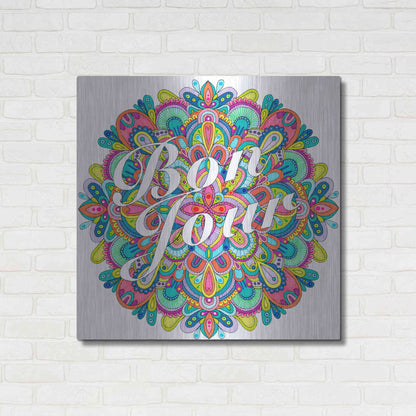 Luxe Metal Art 'Letters & Words 21' by Hello Angel, Metal Wall Art,36x36
