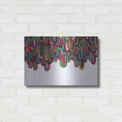 Luxe Metal Art 'Drips' by Hello Angel, Metal Wall Art,24x16