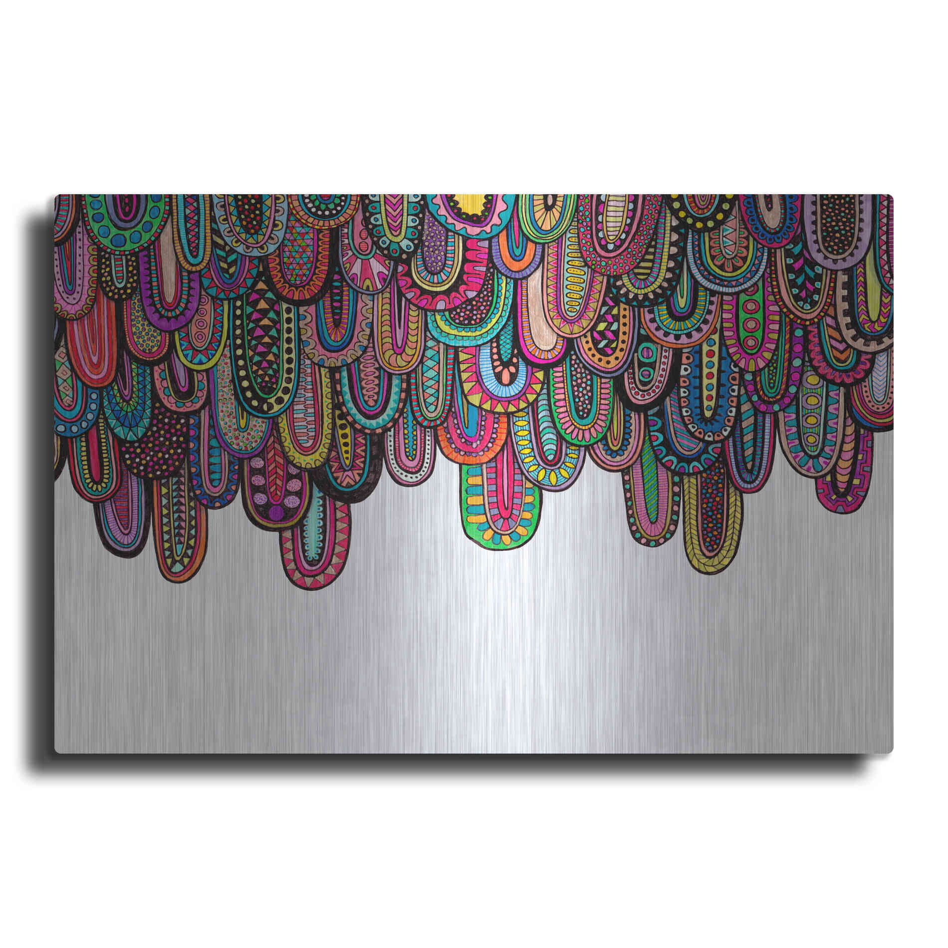 Luxe Metal Art 'Drips' by Hello Angel, Metal Wall Art