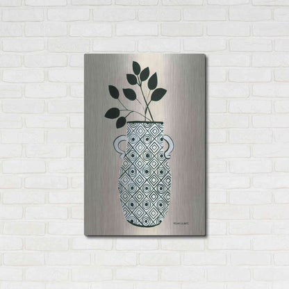 Luxe Metal Art 'Luna Vase' by Megan Galante, Metal Wall Art,24x36