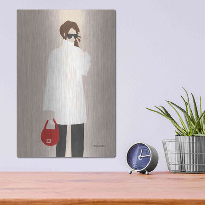 Luxe Metal Art 'Monday Morning' by Megan Galante, Metal Wall Art,12x16