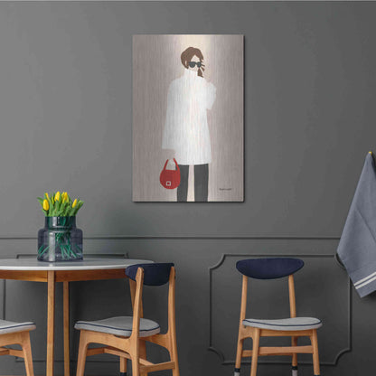 Luxe Metal Art 'Monday Morning' by Megan Galante, Metal Wall Art,24x36