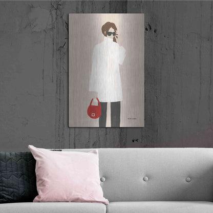 Luxe Metal Art 'Monday Morning' by Megan Galante, Metal Wall Art,24x36