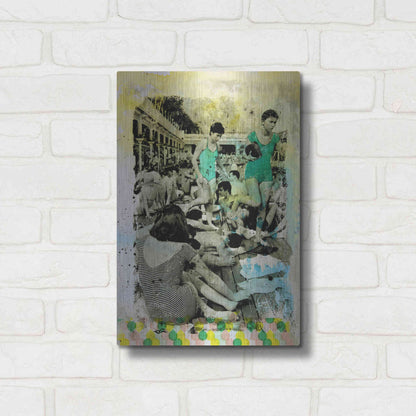 Luxe Metal Art 'One Piece' by DB Waterman, Metal Wall Art,12x16