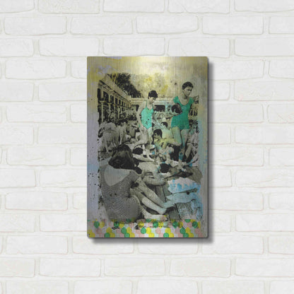 Luxe Metal Art 'One Piece' by DB Waterman, Metal Wall Art,16x24